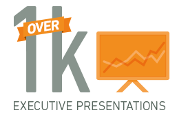 Over 800 executive presentations